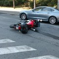 Povređen motociklista na Dorćolu