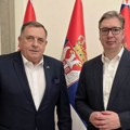 Вучић са Додиком о регионалној стабилности и сарадњи Србије и Републике Српске