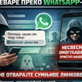 MUP upozorava na prevaru preko WhatsApp aplikacije