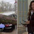 Uništeno dvorište Nikoline Pišek, a auto demoliran: Voditeljka objavila dramatične kadrove, šteta ogromna