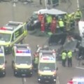 2 Osobe poginule, 20 povređeno Jeziv snimak lančanog sudara: 10 vozila Hitne pomoći na terenu (video)