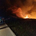 Vatrena stihija u dolini Neretve: Vatrogasci se celu noć borili sa požarom, izgorele desetine hektara! Dve stvari otežale…