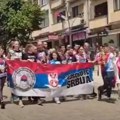 PROTESTNA ŠETNjA U KOSOVSKOJ MITROVICI Podrška Milunu Lunetu Milenkoviću
