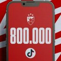 TikTok nalog FK Crvena zvezda najjača sportska društvena mreža na Balkanu