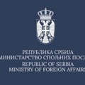 Ministarstvo spoljnih poslova: Saopštenje MSP Crne Gore je neprimeren uticaj na politički život Srbije