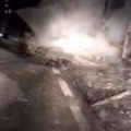 Izgoreo kamion u Podgorici! Vozač za dlaku izbegao smrt: Probudio ga neobičan zvuk (video)