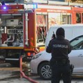 Veliki požar u Smederevu: Plamen buknuo u marketu, vatrogasci pokušavaju da ga ugase VIDEO