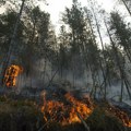 Veliki šumski požar kod Kaštela u Hrvatskoj