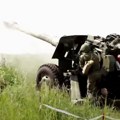 Minobacačko gnezdo prosuli u prah: Pogledajte udare ruske artiljerije kod Krasnogorovke (video)