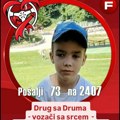 Kamiondžije Drug sa Druma iz Bečeja u hodašću za vid bolesnog Ognjena iz Leskovca u čijoj porodici se desila i tragedija