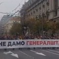 VIDEO Počeo protest u Beogradu: "Ne damo Generalštab"