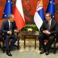 Tusk se sastao sa vučevićem: Posle tet-a-tet razgovora sa Vučićem sledi plenarna sednica delegacija Srbije i Poljske