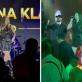 Džejla Ramović u kožnom miniću "zapalila" Beograd! Svi pogledi uprti u nju, a onda se on pojavio na bini
