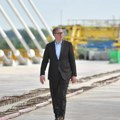 (Foto) Vučić: Fruškogorski koridor u celini biće otvoren za dve i po godine, ponosan sam na Novi Sad i Srbiju