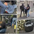 "Vračarci" uhapšeni u centru Beograda: Razbili staklo i hteli da zapale lokal, evo kako su uhapšeni (video)