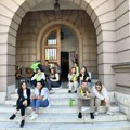 Studenti i dalje blokiraju zgradu Univerziteta u Nišu