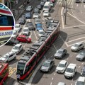 Teška nesreća kod Slavije u Beogradu: Saobraćaj u zastoju zbog sudara auta i motora (Foto)
