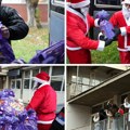 Pripadnici SAJ-a kao Deda Mrazovi obradovali mališane: Deca na Institutu za majku i dete dobila paketiće