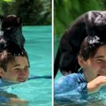 Crni panter mu je omiljen ljubimac: On ima privatni zoo vrt u kojem gaji samo divlje zverke