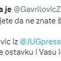 Gavrilović pozvao Milicu zavetnicu da pdnese ostavku i osudio napad na Ljiljanu Stojanović