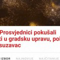 Podrška huliganima iz Zagreba: Ustaški Indeks poziva na rušenje Srbije