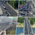 Duge kolone na Plavom mostu i semaforu kod Ušća, a na Autokomandi je baš gužva: Na Gazeli i Brankovom ka centru grada sve teče…