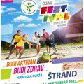 Na glavnom platou Štranda sutra će od 10 časova biti održan Osmi festival sporta (AUDIO)