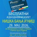 Besplatan izlet za penzionere iz Svilajnca: Organizovan odlazak u Nišku Banju i Niš