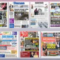 Naslovne strane današnjih novina: Prelistavanje štampe za petak, 26. jun 2026. godine