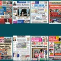 Naslovne strane sutrašnjih novina: Prelistavanje štampe za četvrtak, 2. oktobar 2025. godine