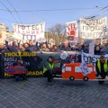 Protest radnika GSP-a zbog ukidanja trolejbusa