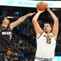 Денвер уз Јокићев пети трипл-дабл победио Мајами