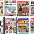 Naslovne strane sutrašnjih novina: Prelistavanje štampe za subotu, 20. jun 2026. godine