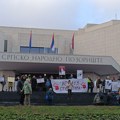 Protest “Pozorište na ulici” u Novom Sadu 17. februara