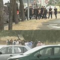 "Jurnjava" građana i policije po kiši na Novom Beogradu: Dekan FDU sa studentima na blokadama