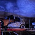 Zapalio se šleper sa električnim automobilima: Izgorela sva vozila: Drama u tunelu Vežešnik (foto)