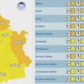 Srbija pod žutim alarmom: RHMZ najavljuje nastavak vremenskih nepogoda