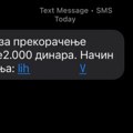 Mup: Lažne SMS poruke o prekoračenju brzine, građani da budu oprezni