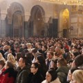 Božićna liturgija u Hramu Svetog Save okupio se veliki broj vernika