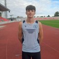 Tek počeo da trenira, a već stiglo zlato: Atletičar Banata Kosta Pašter iznenadio u Kraljevu