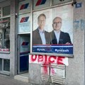 Razbijena stakla na prostorijama SNS-a u Novom Sadu: Ostavljen grafit ‘Ubice'“