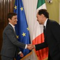 Брнабић захвалила Чиријанију на подршци Италије европском путу Србије