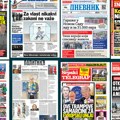 Насловне стране данашњих новина: Прелиставање штампе за уторак, 12. мај 2026. године