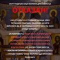 U Užicu otkazan skup podrške svešteniku