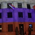 Palata Republike u Banjaluci u bojama ruske zastave
