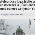 JV: Majka maloletnika s juga prijavila istoričara iz Ćacilenda za intimne odnose sa njenim sinom