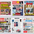 Naslovne strane današnjih novina: Prelistavanje štampe za petak, 8. maj 2026. godine