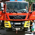 Kompanija NIS organizovala izložbu i druženje dece sa vatrogasnom jedinicom