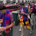 Kurir u Milanu: Pogledajte atmosferu pred početak meča koji čeka citava Evropa (video)