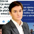 Njihova frustriranost Vučićem je sada već stvar ozbiljne patologije! Ana Brnabić o sramnim napadima na predsednika zato što se…